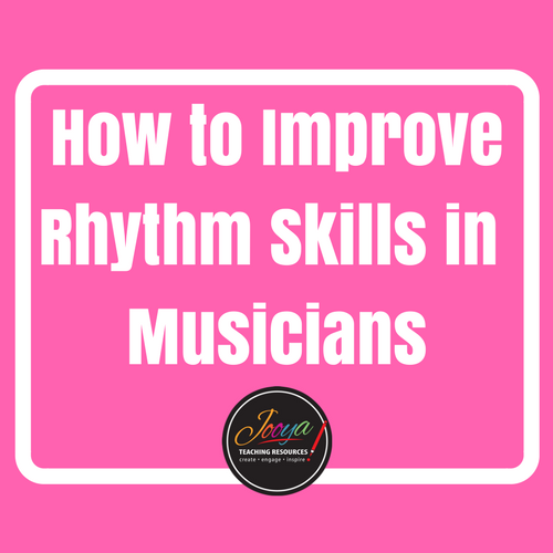 Rhythm Patterns for Musicians from Jooya Teaching Resources Blog Post. Set A contains 5 levels with 15 rhythms of progressing difficulty in each level. Great to use as a warm up with all your music classes, private music students, band or choirs.