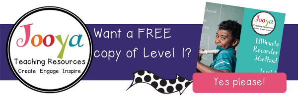 How to Teach Recorders Like a Boss blog post from Jooya Teaching Resources